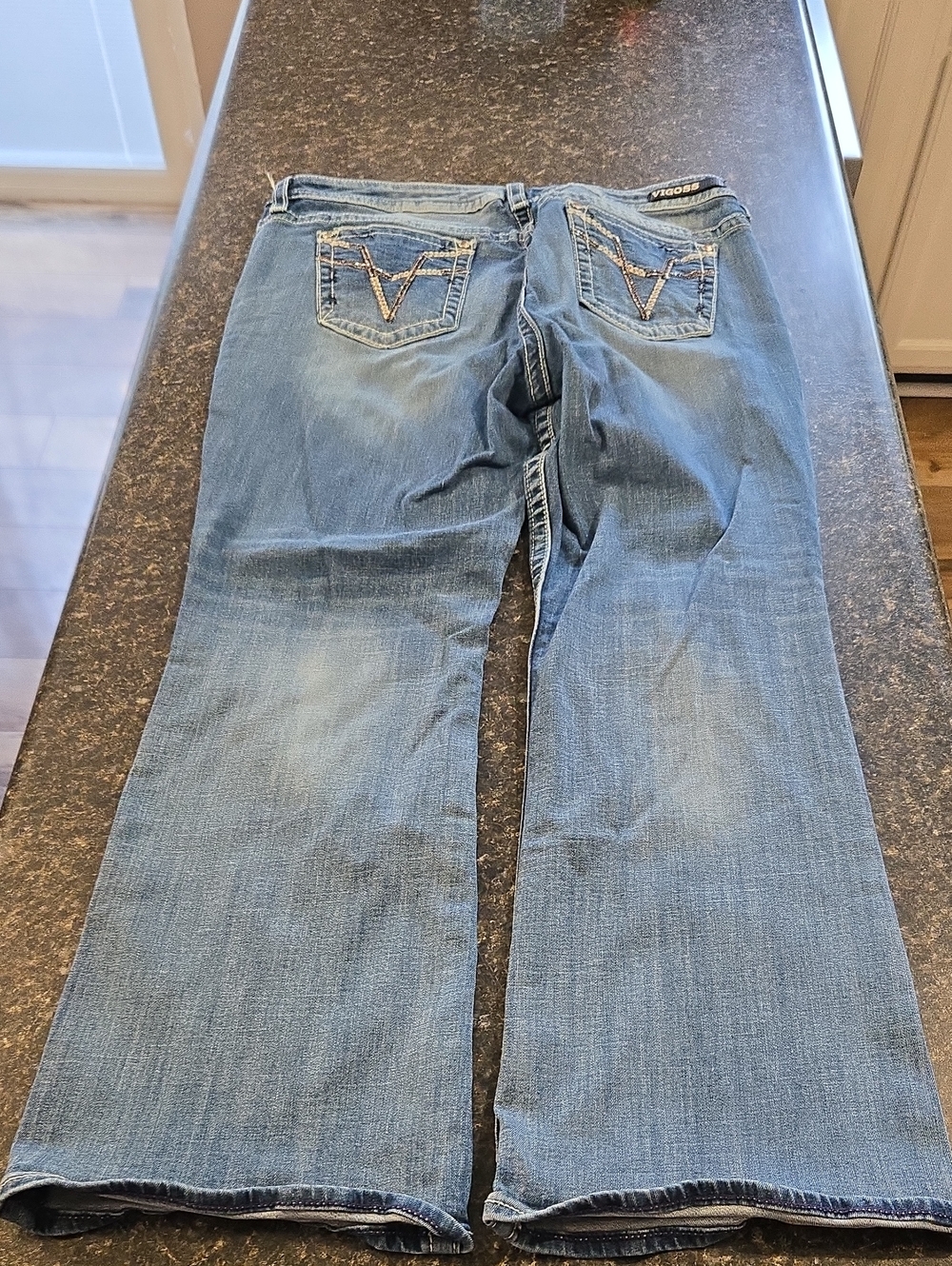 Vigoss Medium Blue Boot Cut Jeans - Women's